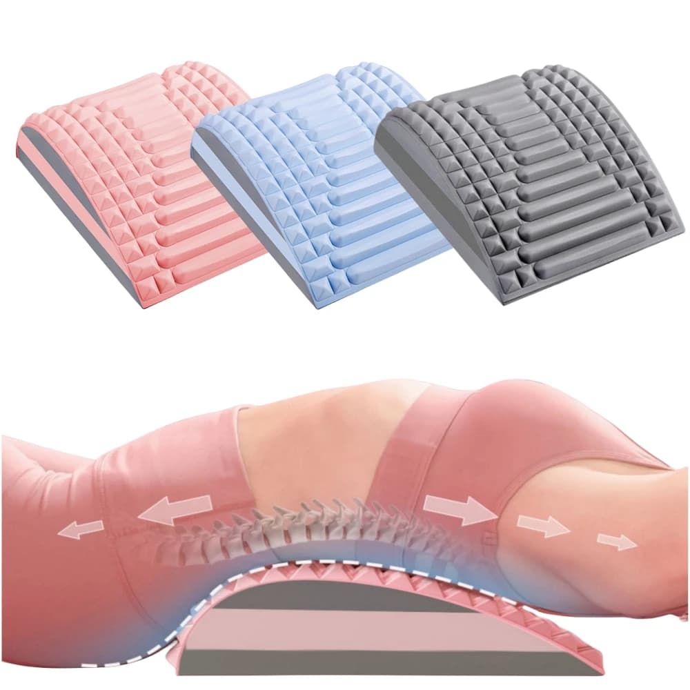 Poduszka rozciągająca plecy z masażem i wsparciem 😌